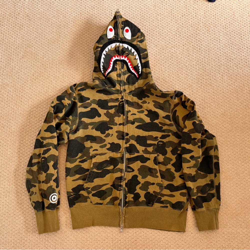 Bape Camouflage Shark Hoodie